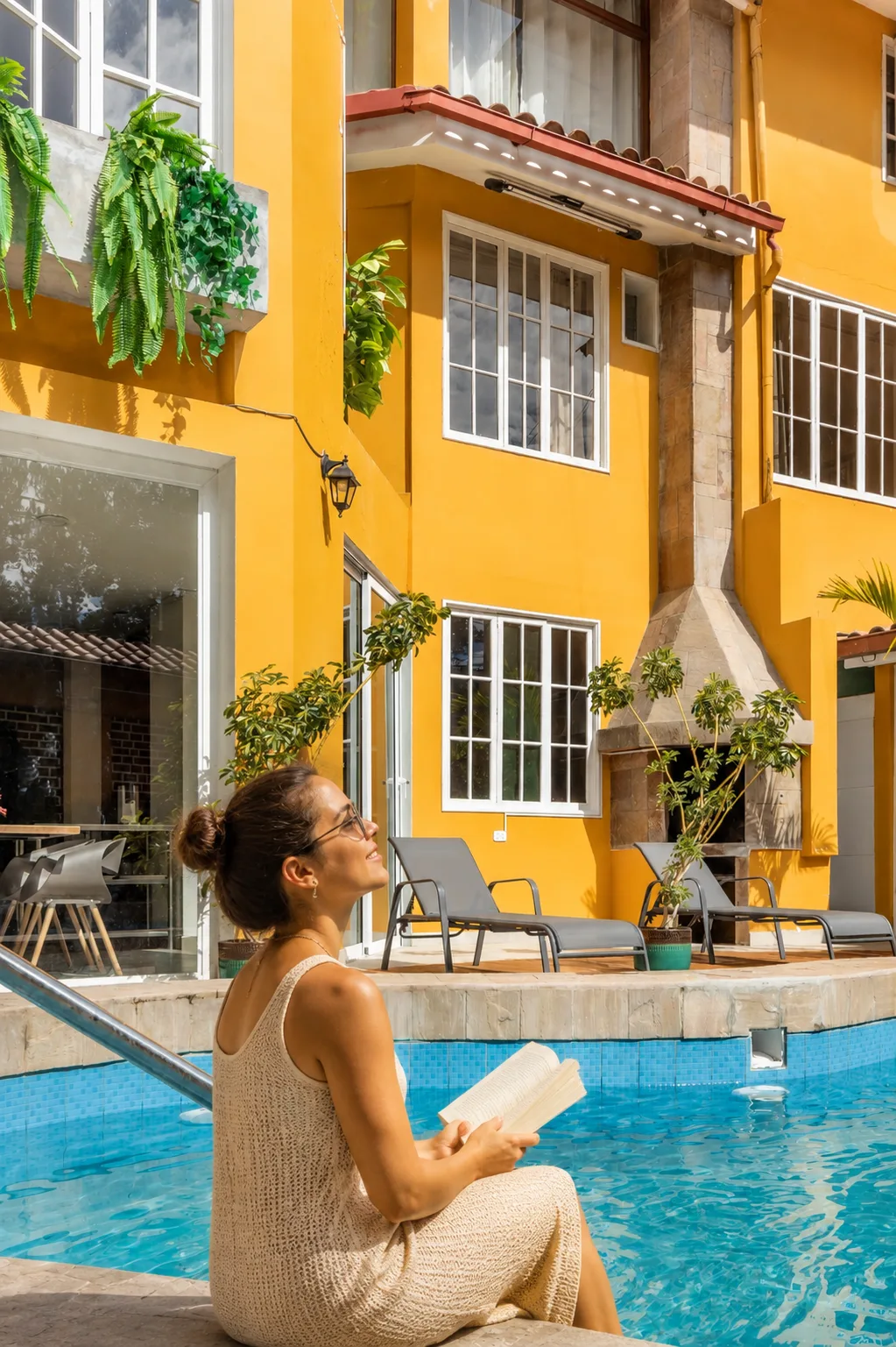 Huésped piscina